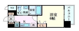 エスリード谷町六丁目の物件間取画像